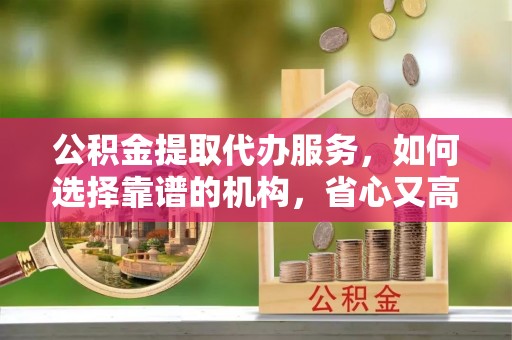 嫩江公积金提取代办服务，如何选择靠谱的机构，省心又高效