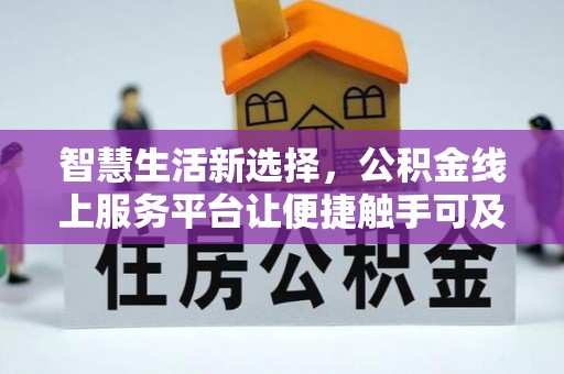 嫩江智慧生活新选择，公积金线上服务平台让便捷触手可及