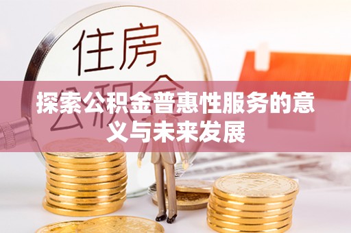 嫩江探索公积金普惠性服务的意义与未来发展