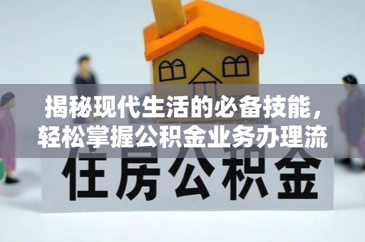 嫩江揭秘现代生活的必备技能，轻松掌握公积金业务办理流程