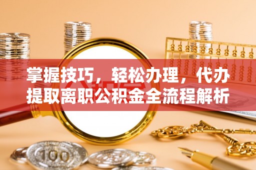 嫩江掌握技巧，轻松办理，代办提取离职公积金全流程解析