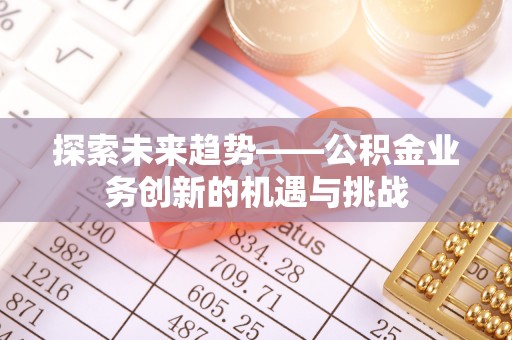 嫩江探索未来趋势——公积金业务创新的机遇与挑战