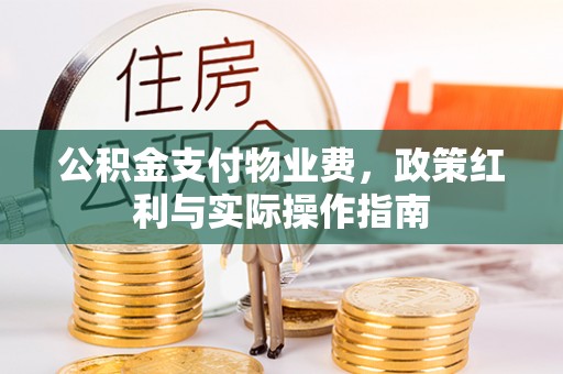 嫩江公积金支付物业费，政策红利与实际操作指南