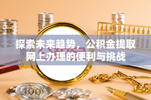 嫩江探索未来趋势，公积金提取网上办理的便利与挑战