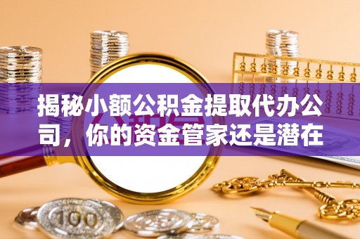 嫩江揭秘小额公积金提取代办公司，你的资金管家还是潜在风险？